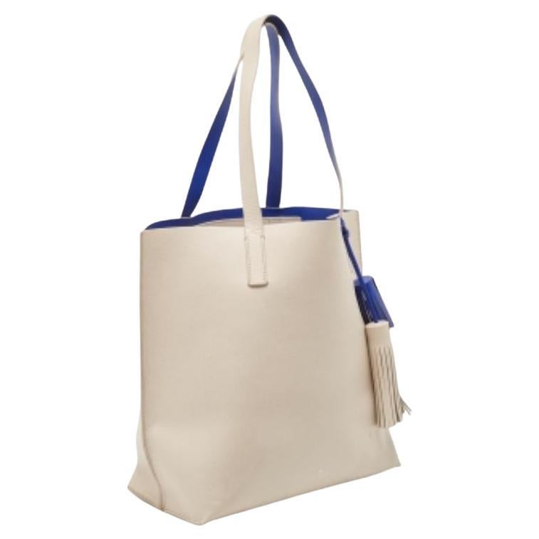Kate Spade Foster Court Tasha Tote aus cremefarbenem Leder in Off-white