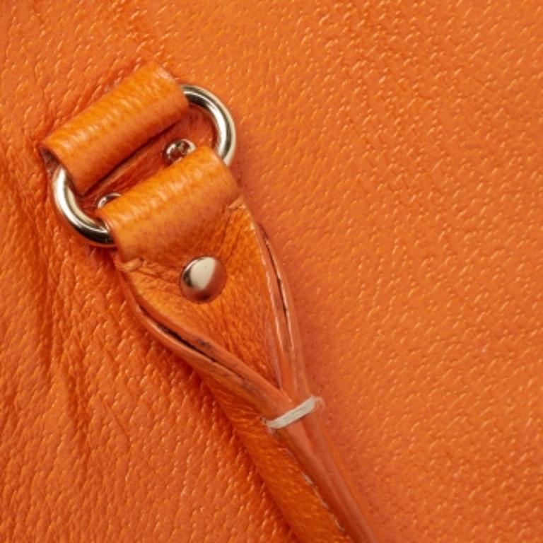 Kate Spade Orange Leder Middle Zip Tote im Angebot 6