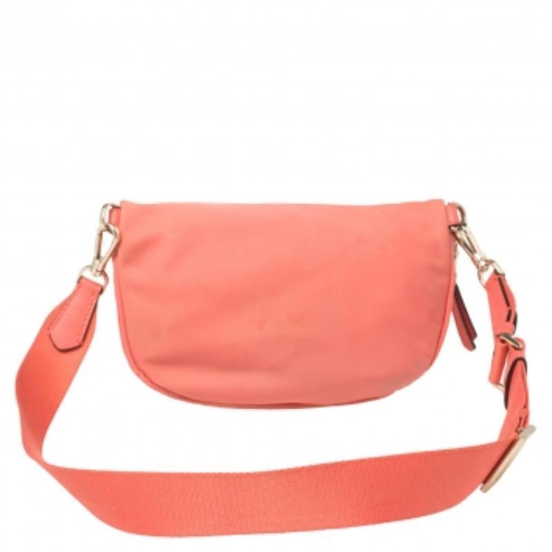 Kate Spade Orange Nylon Taylor Belt Bag In Fair Condition For Sale In Dubai, Al Qouz 2