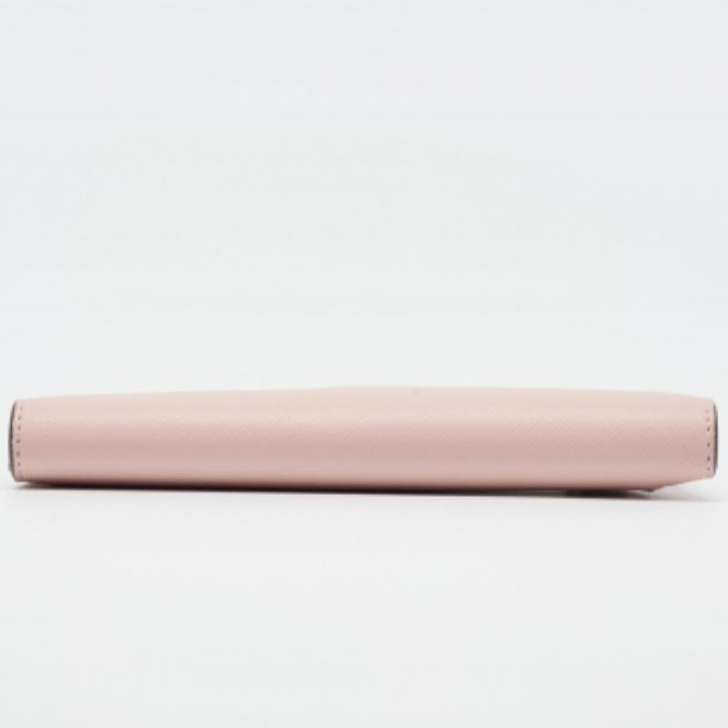 Beige Portafoglio bifold in pelle rosa di Kate Spade in vendita
