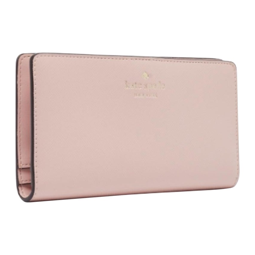 Portefeuille en cuir rose de Kate Spade