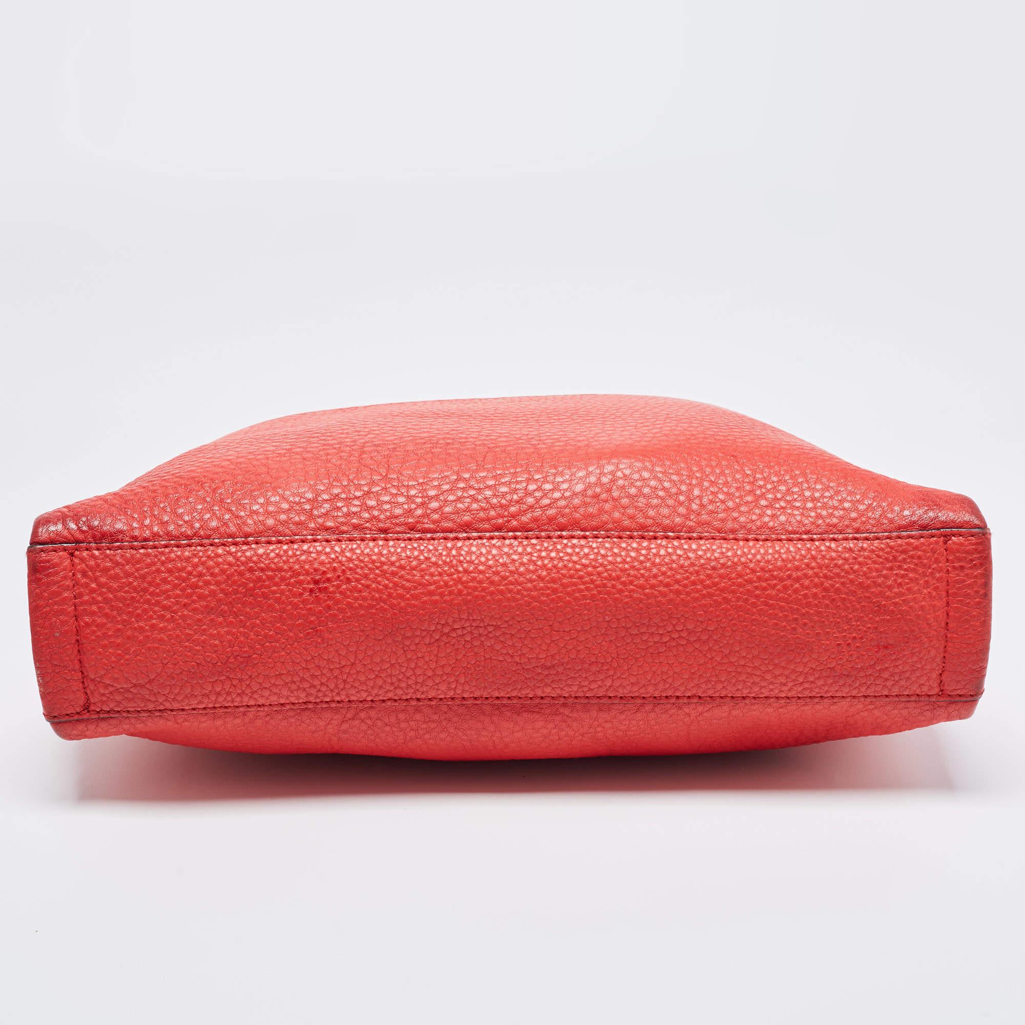 Kate Spade Elliot Place Carmina Umhängetasche aus rotem Leder im Angebot 2