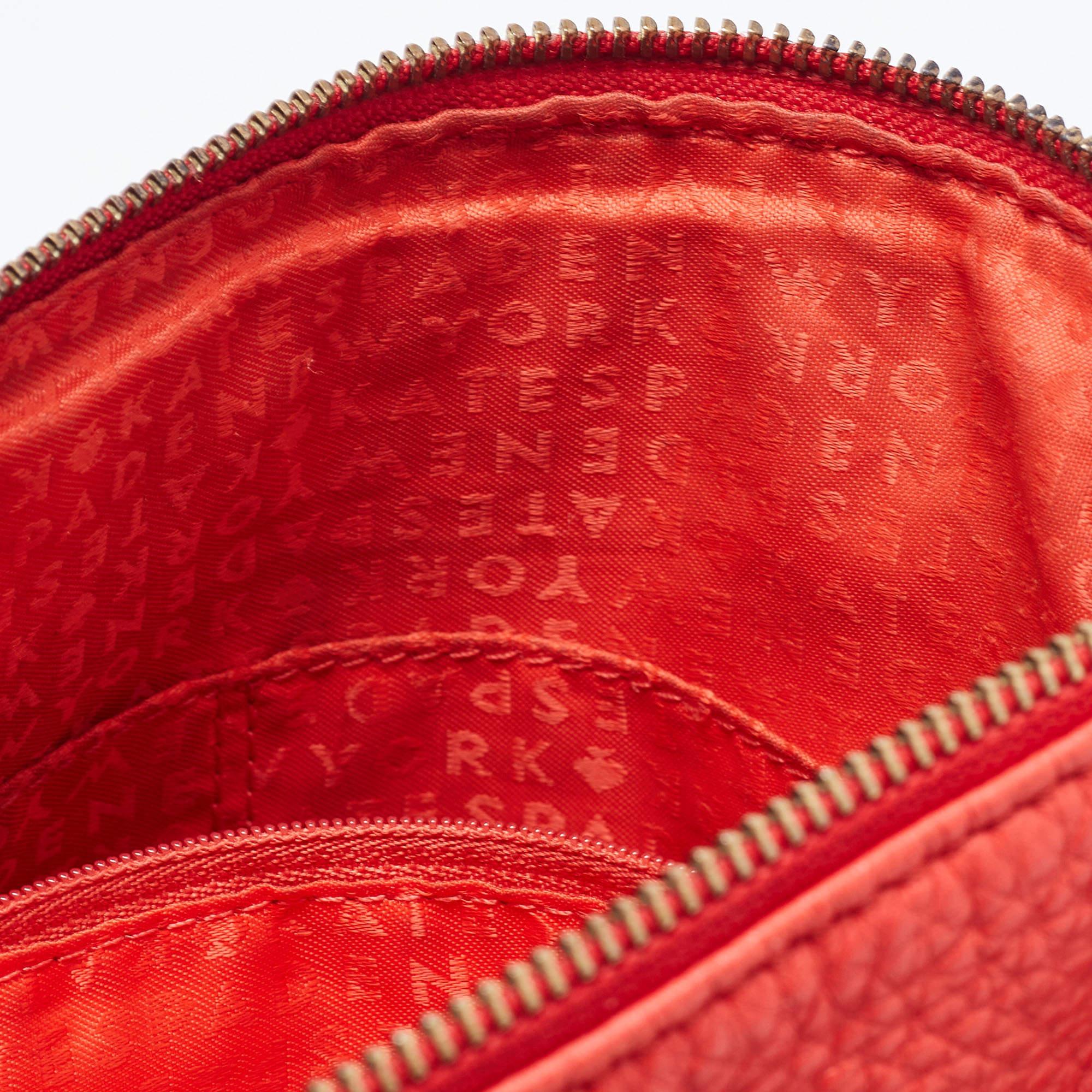Kate Spade Elliot Place Carmina Umhängetasche aus rotem Leder im Angebot 4