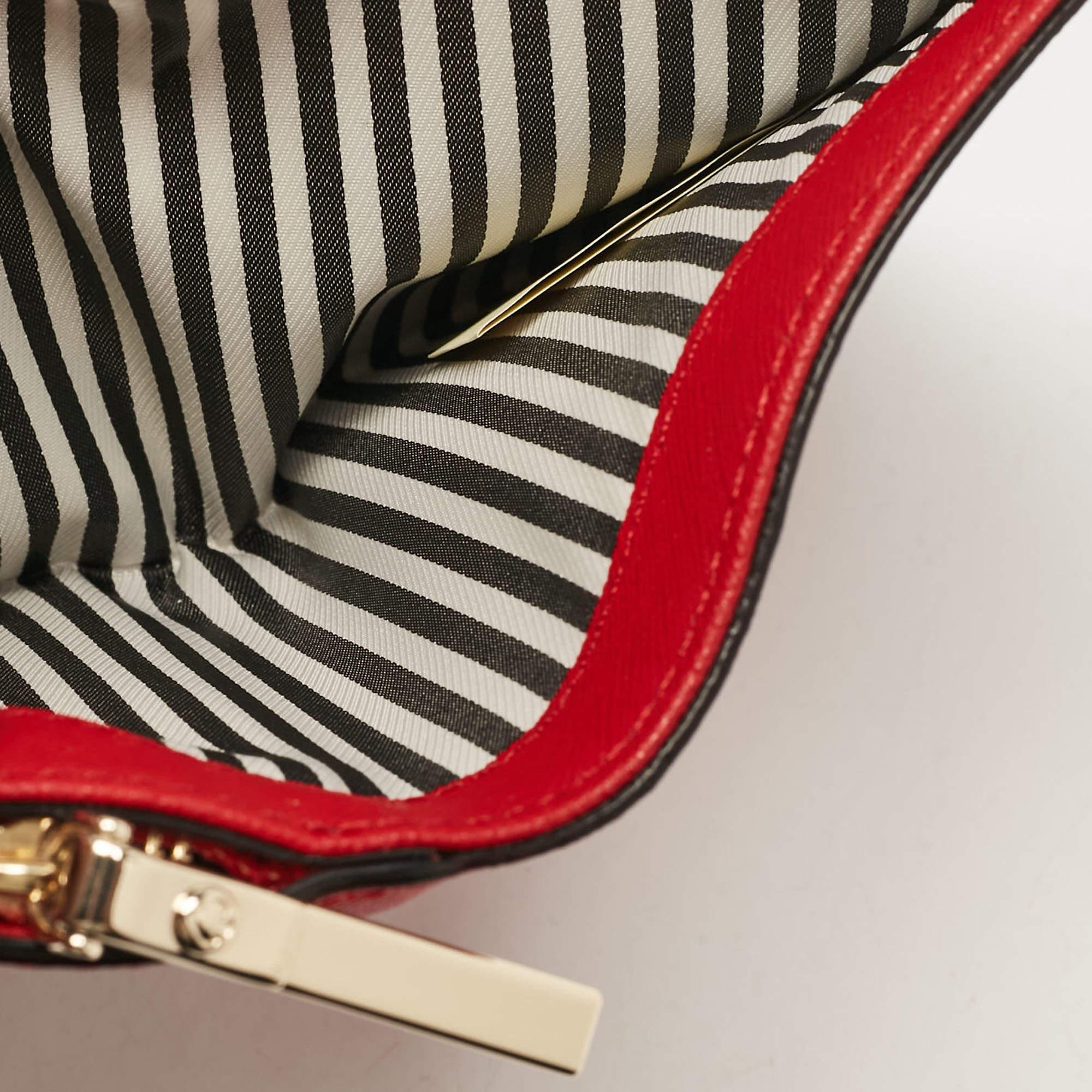 Women's Kate Spade Red Leather French Wallet