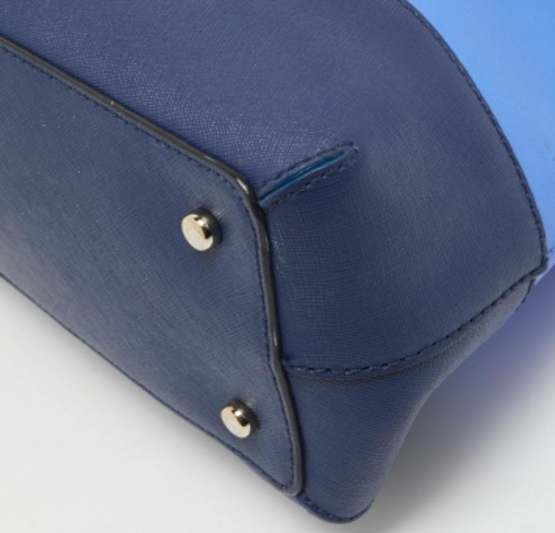 Cartera Kate Spade Maise de piel Cedar Street en dos tonos de azul en venta 5