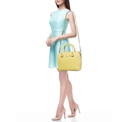 Kate Spade Yellow Leather Wellesley Alessa Satchel
