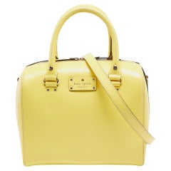 Cartera Kate Spade Wellesley Alessa de piel amarilla