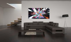 California Native Glitch - Textural Large Original Painting