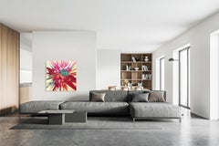 Summer Glitch - Vibrant Mixed Media Surreal Artwork on Canvas