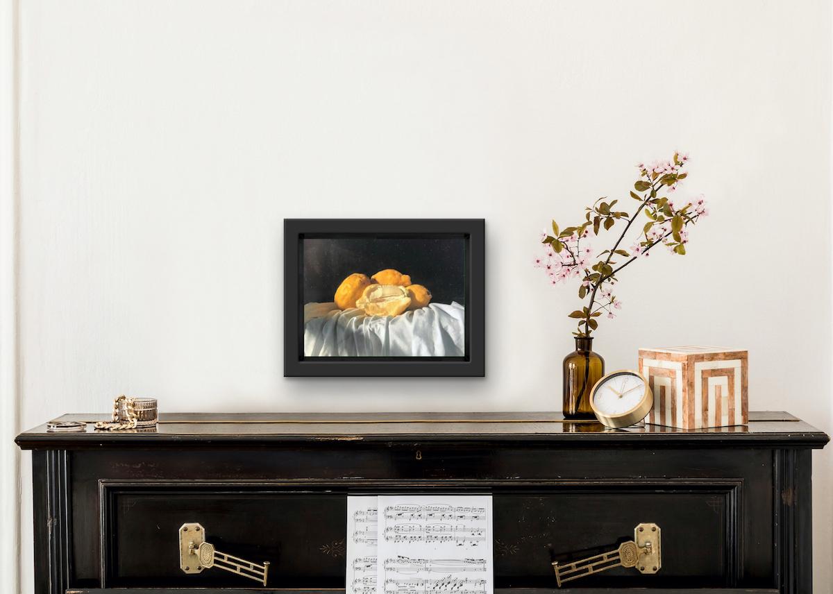 Amalfi-Limonaden von Kate Verrion, zeitgenössische Kunst, realistische Kunst, Originalgemälde – Painting von Kate Verrion 