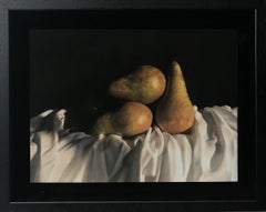 Conference Pears, Realistic art, Still Life Painting, Photorealist Painting