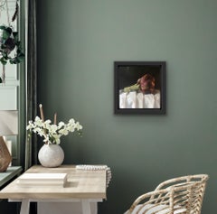 Artichoke, Art de la nourriture, peinture de nature morte réaliste d'origine