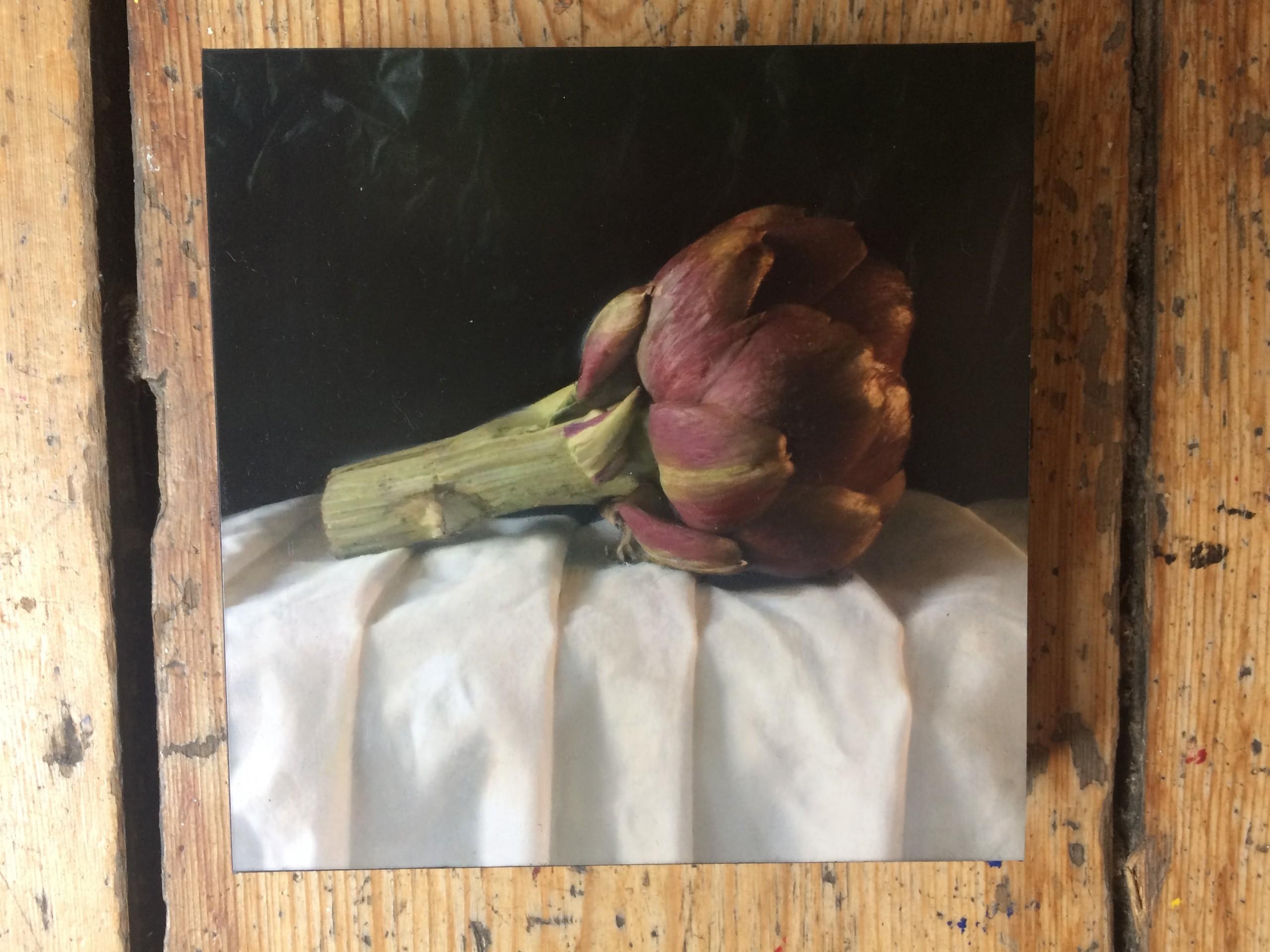 Artichoke - Painting by Kate Verrion