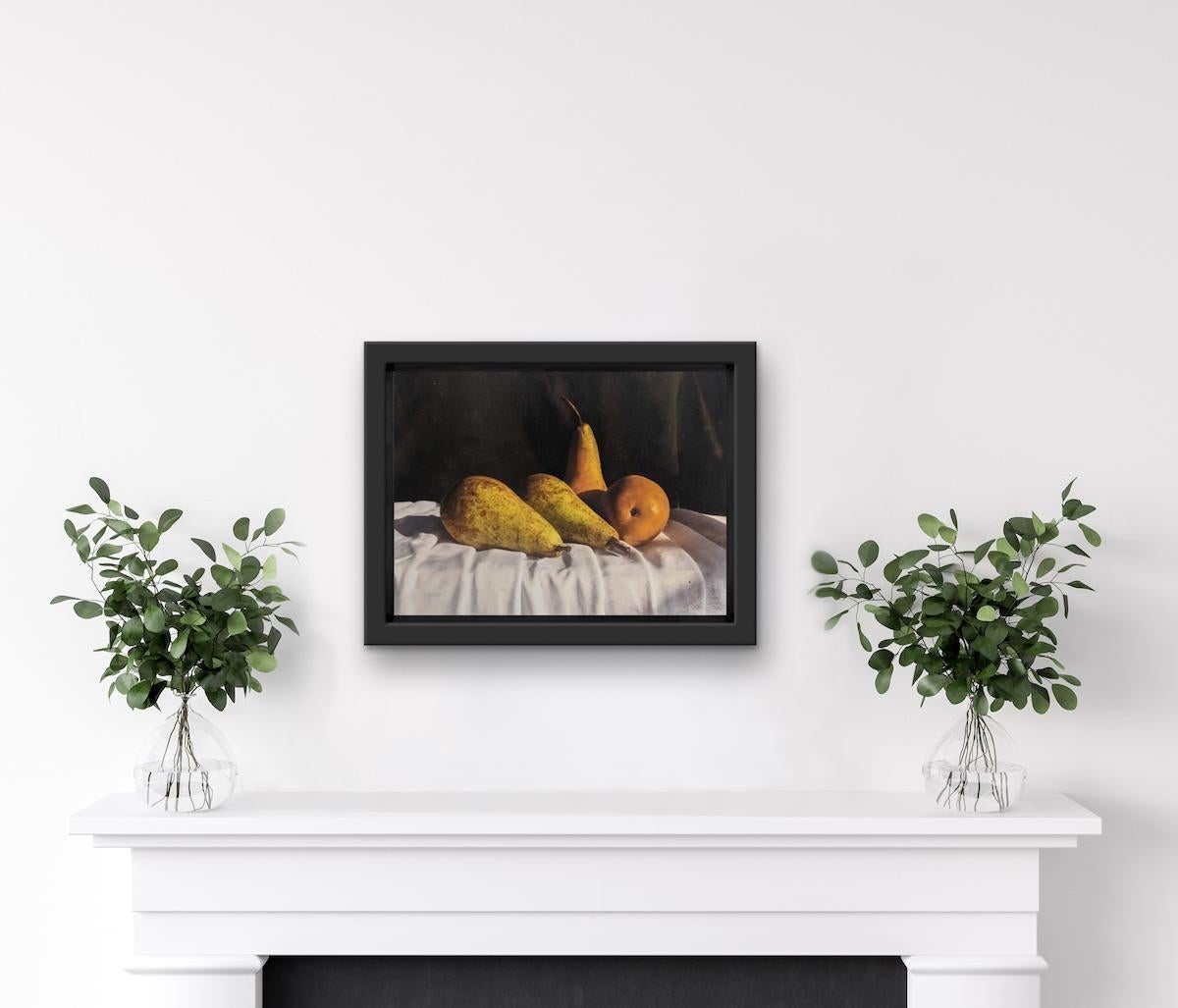Conference Pears, Kate Verrion, Still life painting, Oil painting, 2022 1