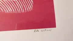Butterfly Ray, contemporary, Lino print
