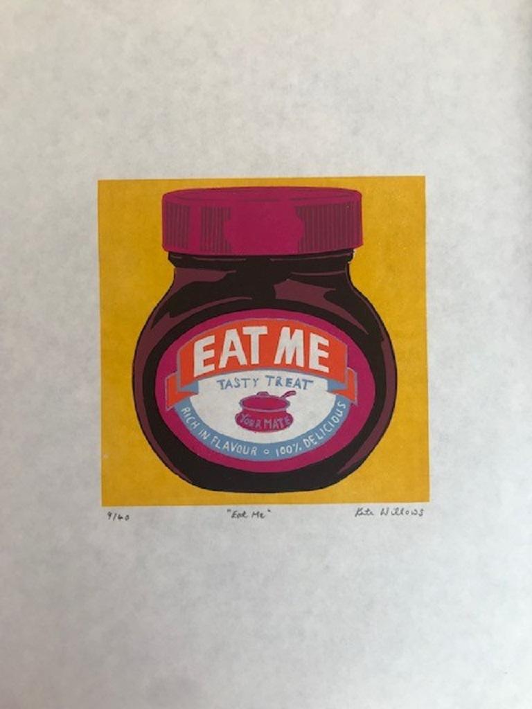 Mangez-moi avec de l'encre sur du papier, imprimé par Kate Willows en vente 2
