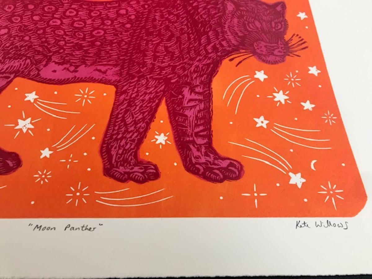 Moon Panther (pink) by Kate Willows [2021]

limited_edition
Ink on Paper
Edition number 50
Image size: H:30 cm x W:40 cm
Sold Unframed
Please note that insitu images are purely an indication of how a piece may look

This print shows a moonlit