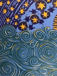 Sea Of Stars, Kate Willows, Limited Edition Print, Seascape Sky Art, Affordable