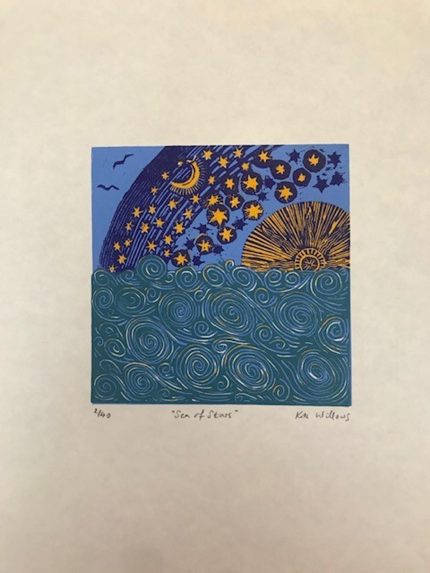 Sea Of Stars, Kate Willows, Impression en édition limitée, Seascape Sky Art, abordable en vente 5