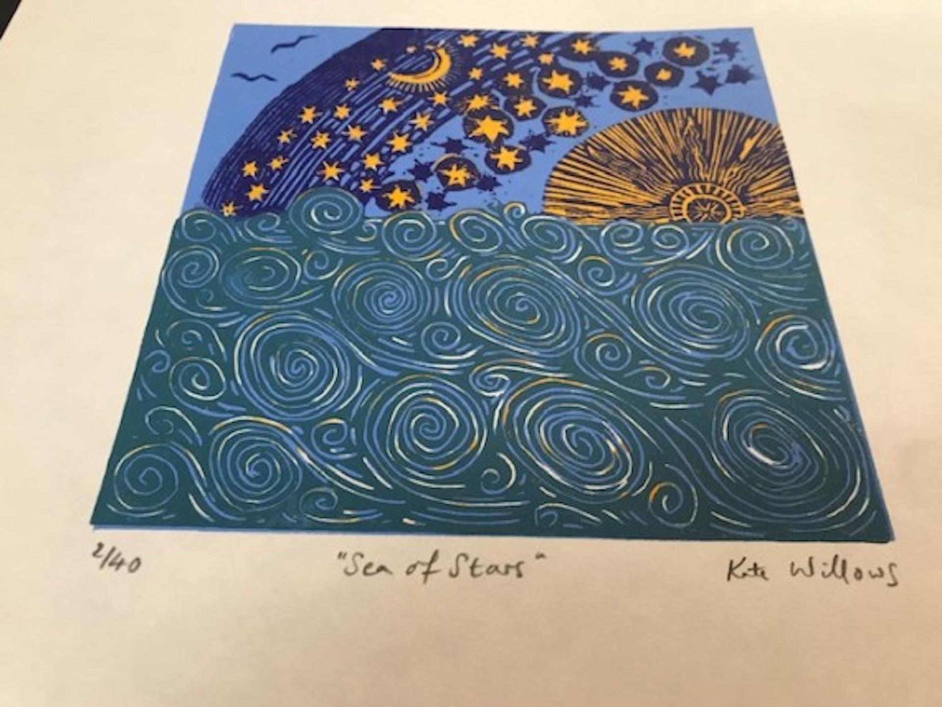 Sea Of Stars, Kate Willows, Limited Edition Print, Seascape Sky Art, Affordable For Sale 4