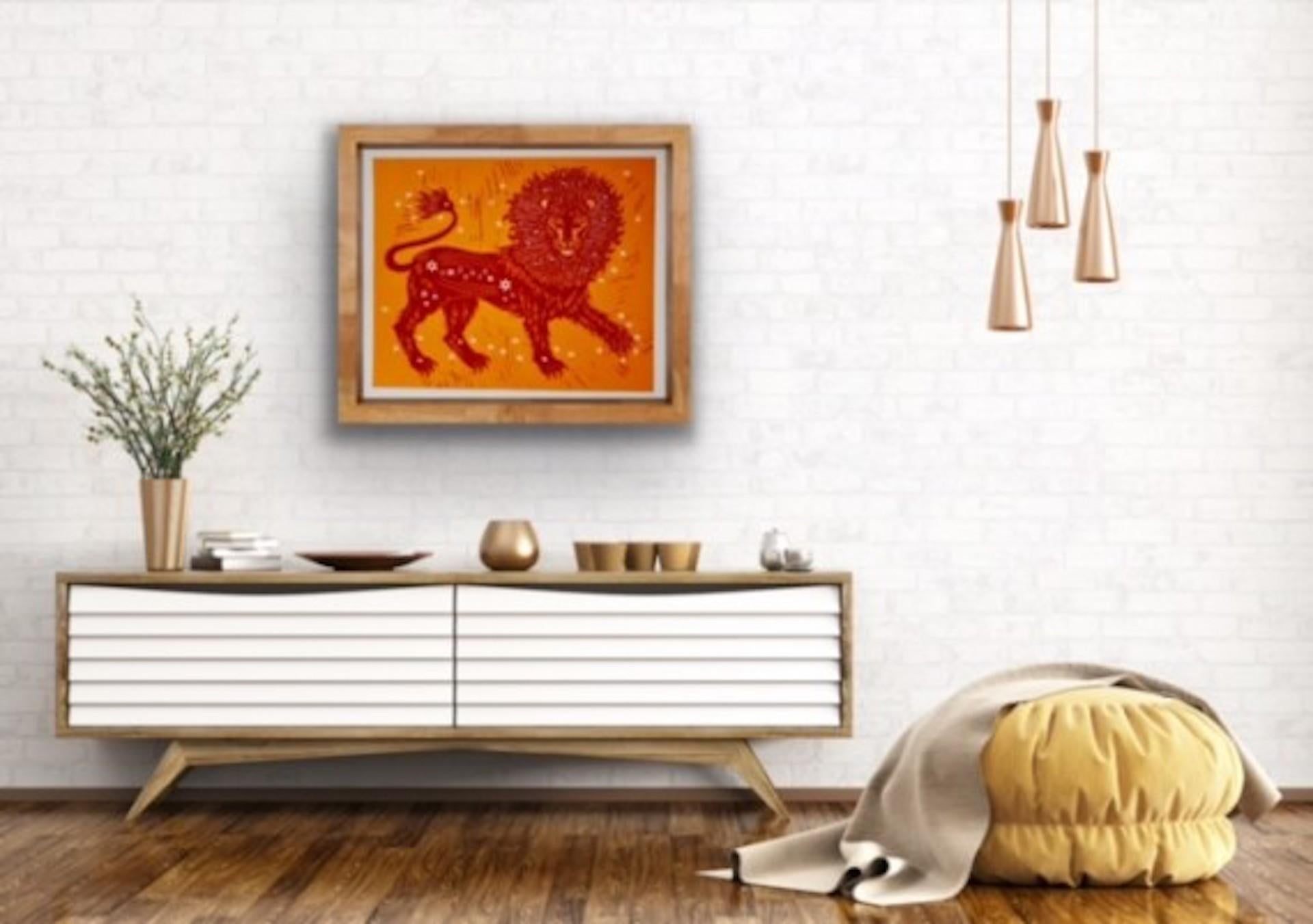 Sun Lion by Kate Willows [2021]
limited edition

Ink on Paper

Edition of 50

Image size: H:23 cm x W:28 cm

Sold Unframed

Please note that insitu images are purely an indication of how a piece may look

An original limited edition two-block
