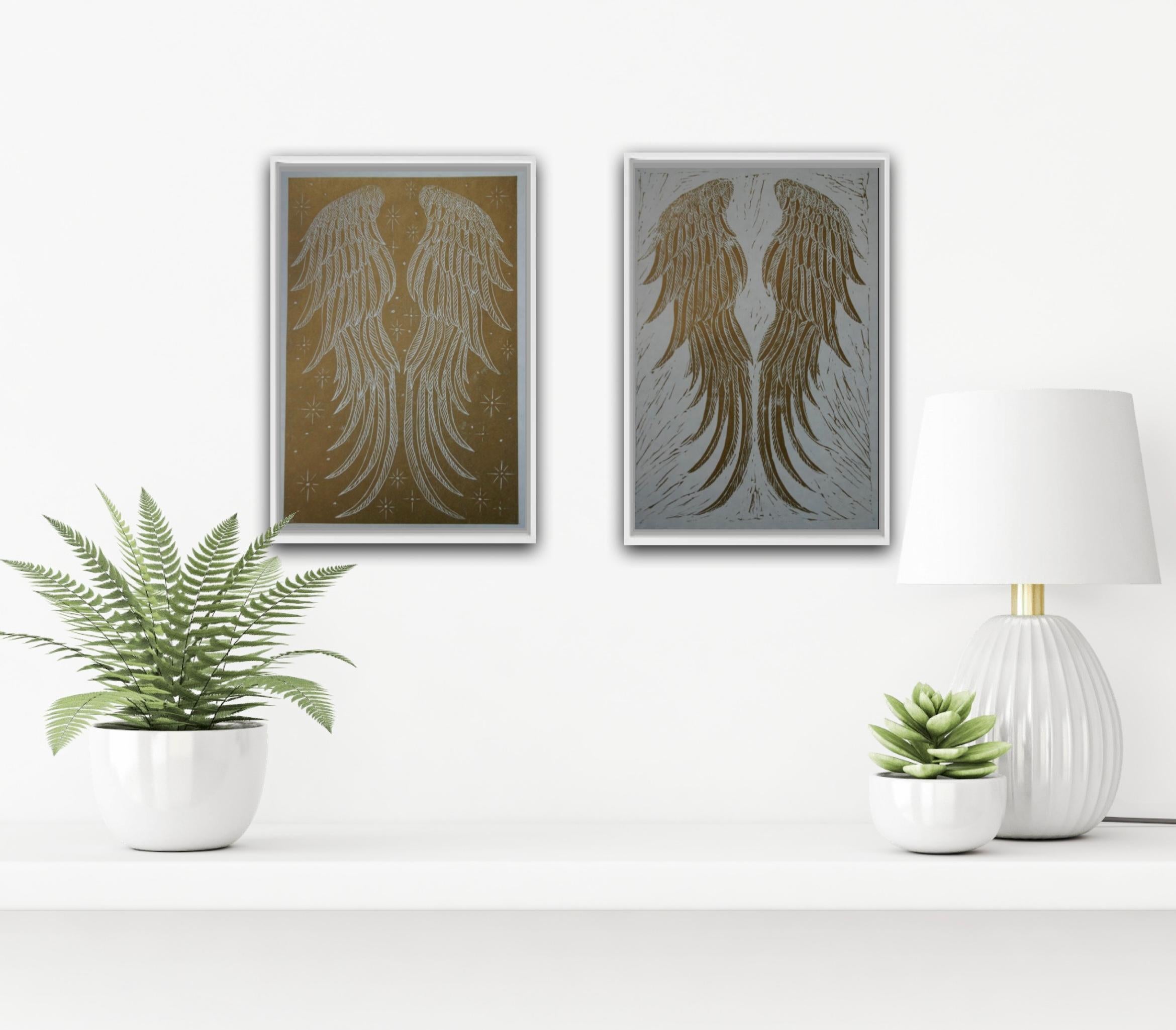 Transcend and Transcendent diptych - Print by Kate Willows