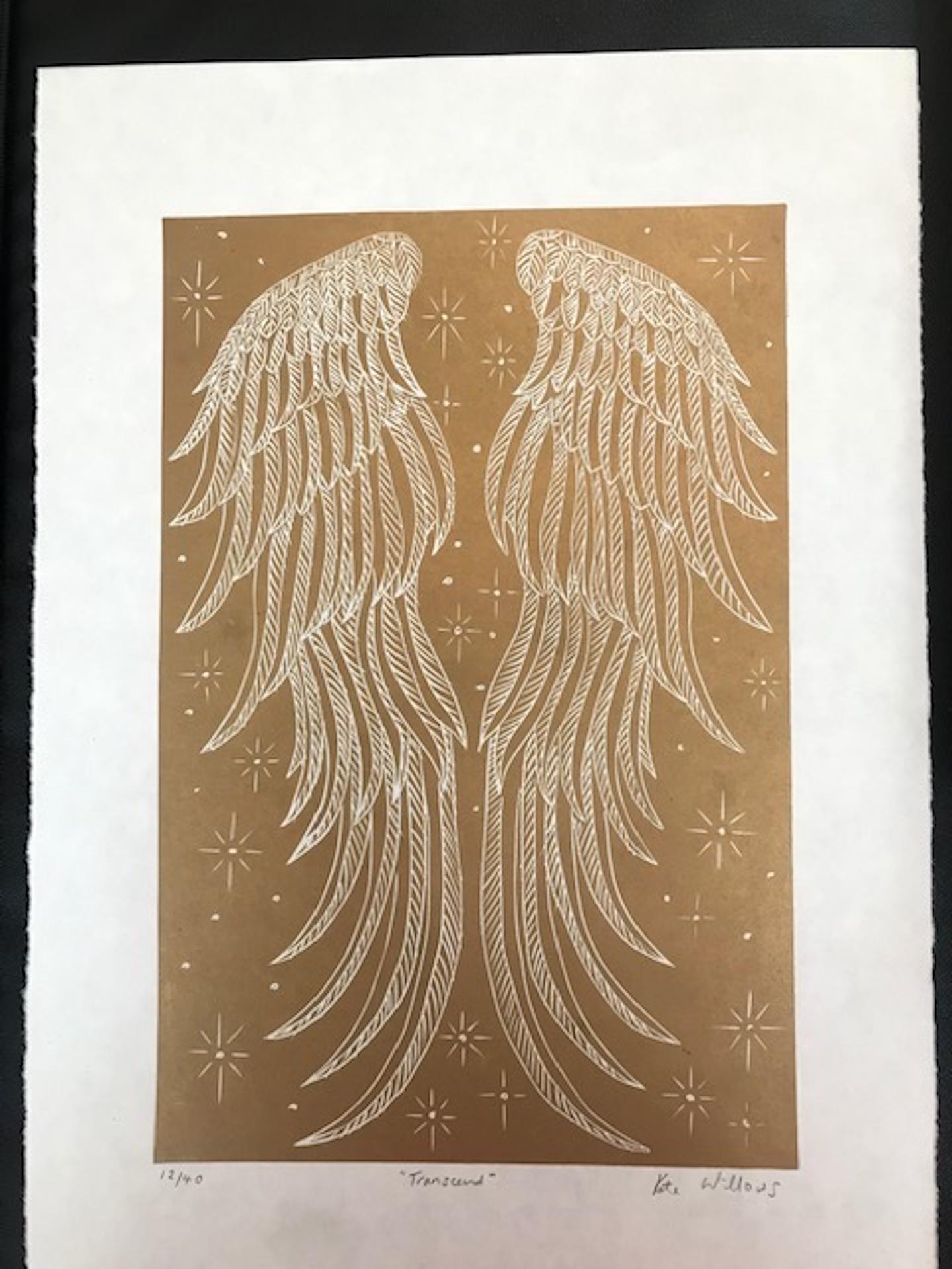 Transcend, Kate Willows, estampe en édition limitée, œuvre d'art Angelic, Art abordable en vente 6