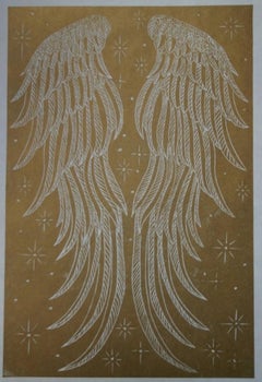 Transcend, Kate Willows, Limited Edition Print, Angelic Artwork, Affordable Art