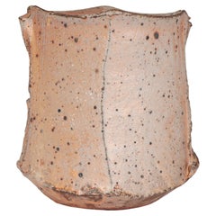 Katerina Evangelidou, handgefertigte Vase aus griechischem Steingut, Studio Pottery