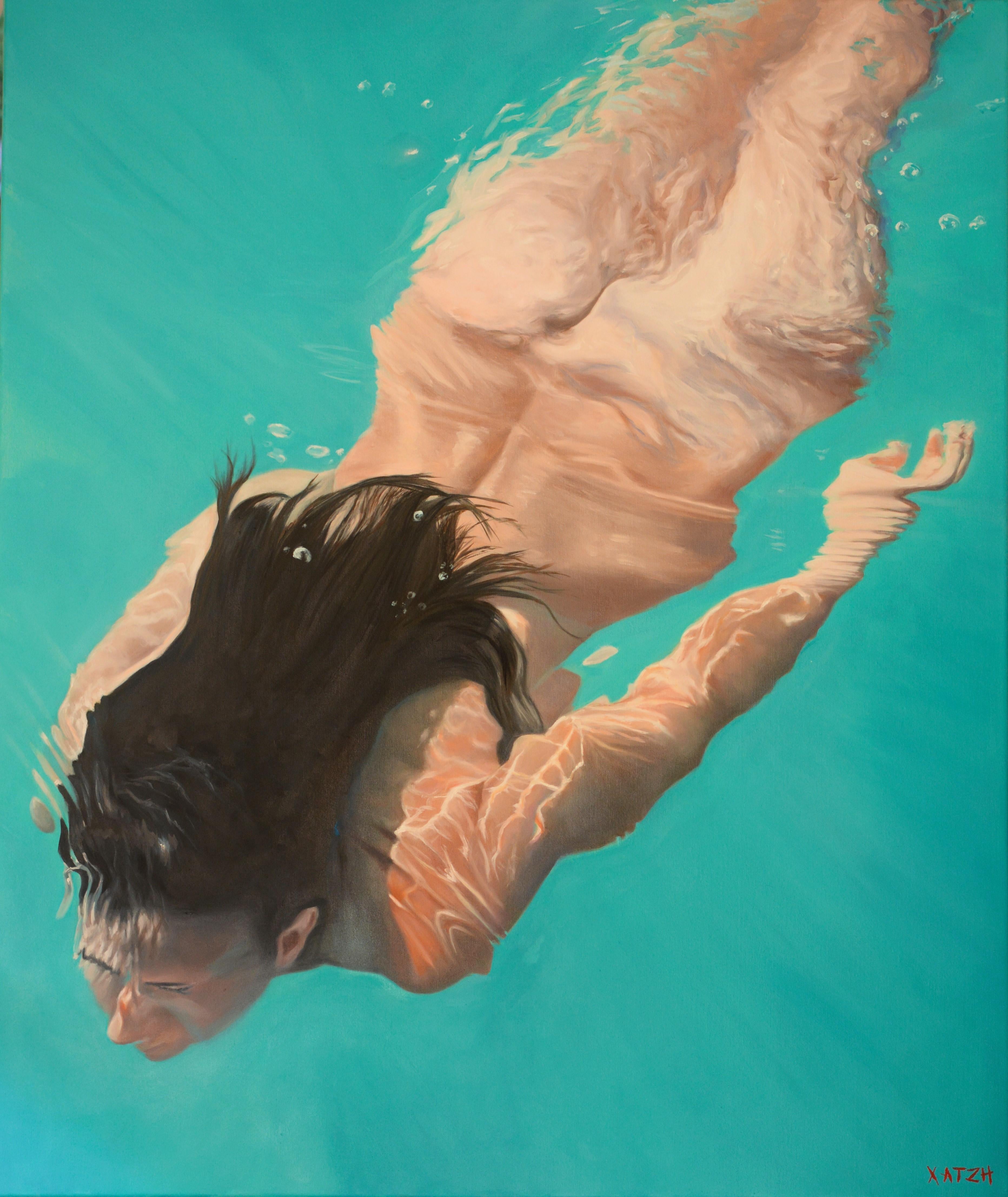 Nude Painting de Katerina Hatzi - "Eva" _ Pintura al óleo realista