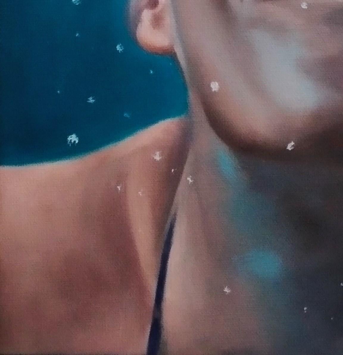 Nirvana² - Realist Painting by Katerina Hatzi