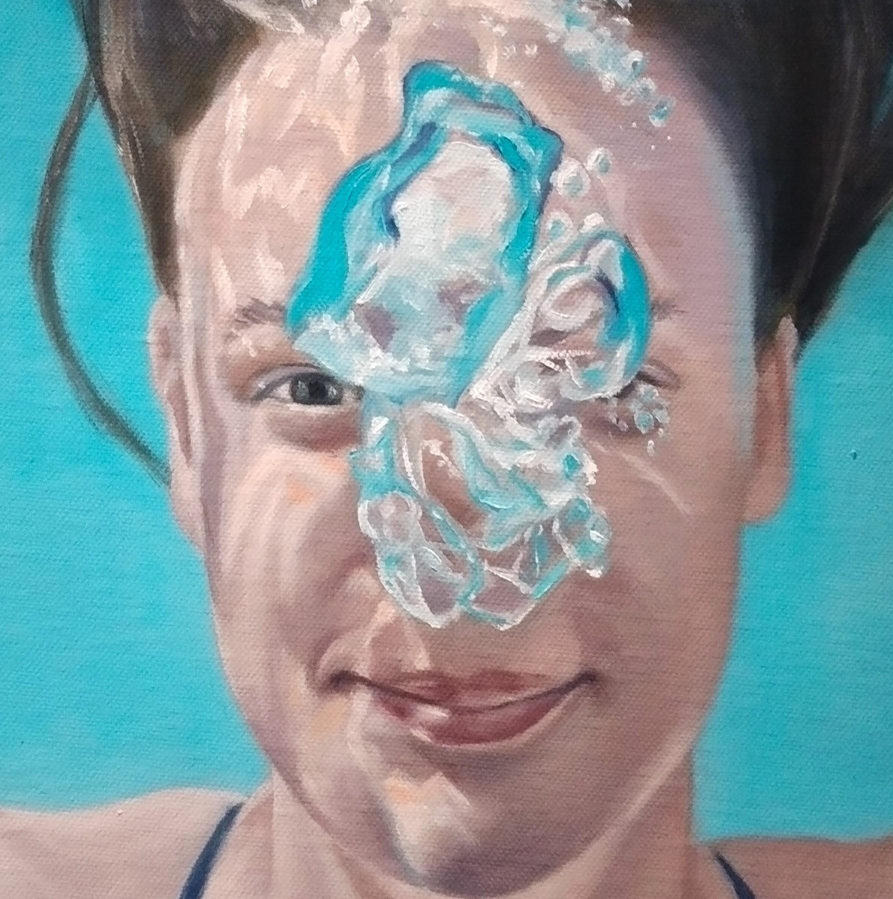 Flüstern – Painting von Katerina Hatzi