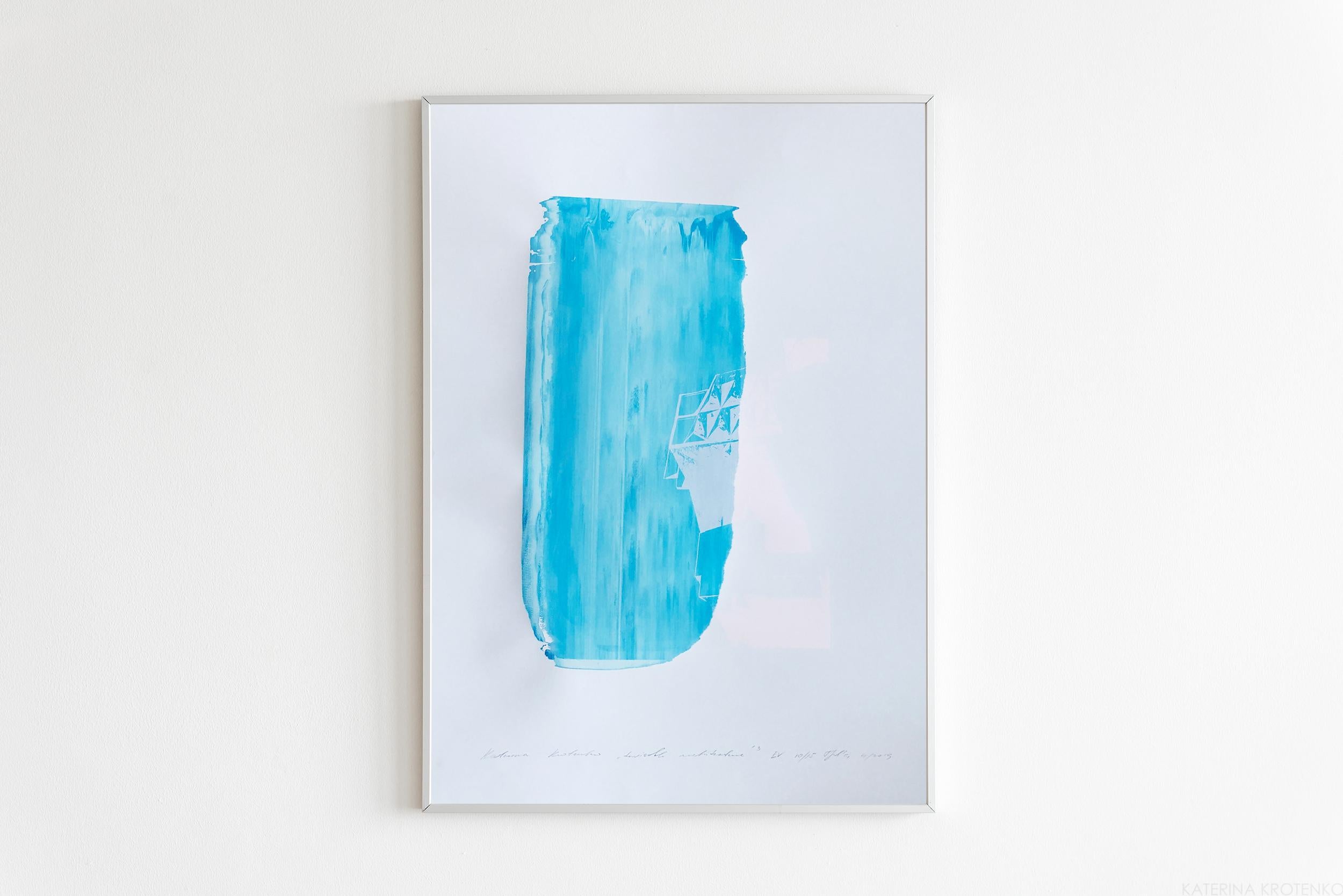 Katerina Krotenko Abstract Print - Invisible treasures # 3 architectural serigraphy no. 10 / 15