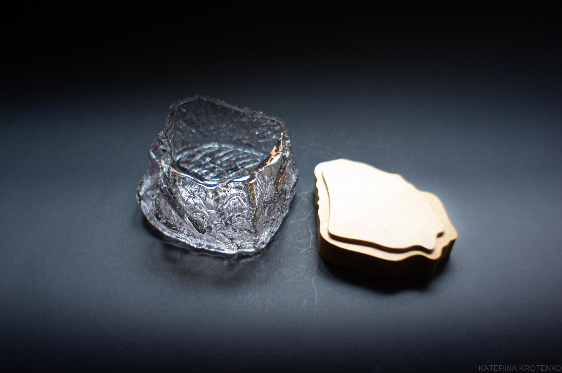 Drago — a pair of glass treasuries —  volume IX no. 11 & 12 - Conceptual Sculpture by Katerina Krotenko
