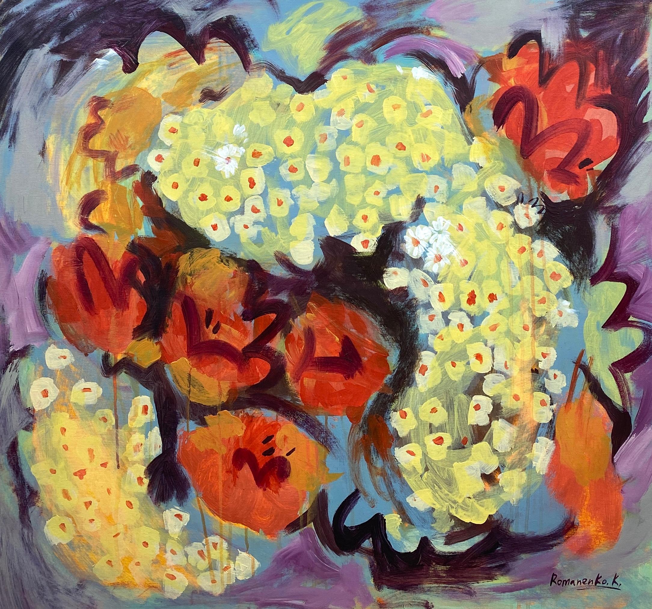 Katerina Romanenko Landscape Painting - A Shared Rhythm