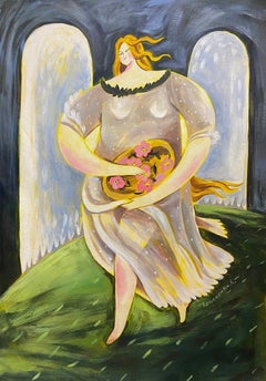 Il gesto di Flora. Pittura originale