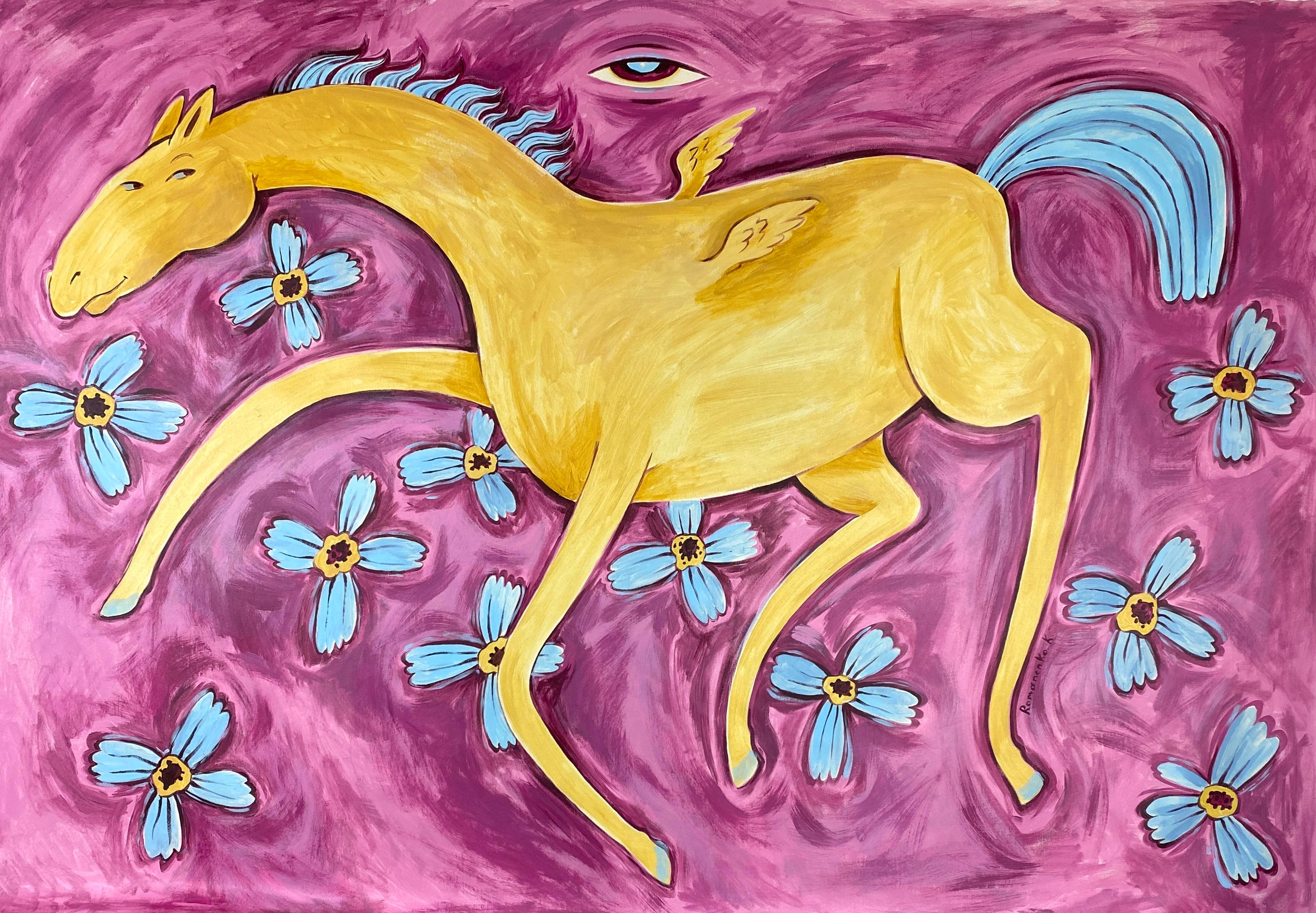 Katerina Romanenko Animal Painting – Innerer Impuls