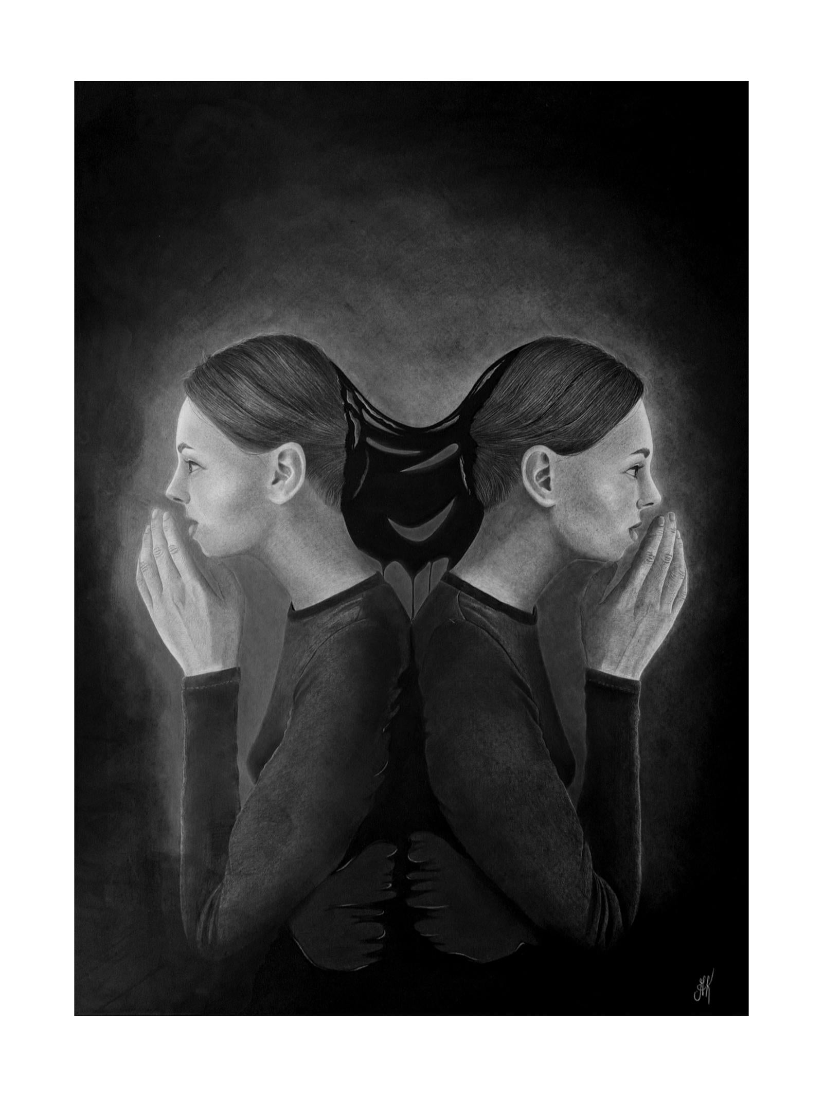 Portrait de Kateryna Kostyk - "Mentiras paralelas". Firmado, edición limitada de 20 ejemplares