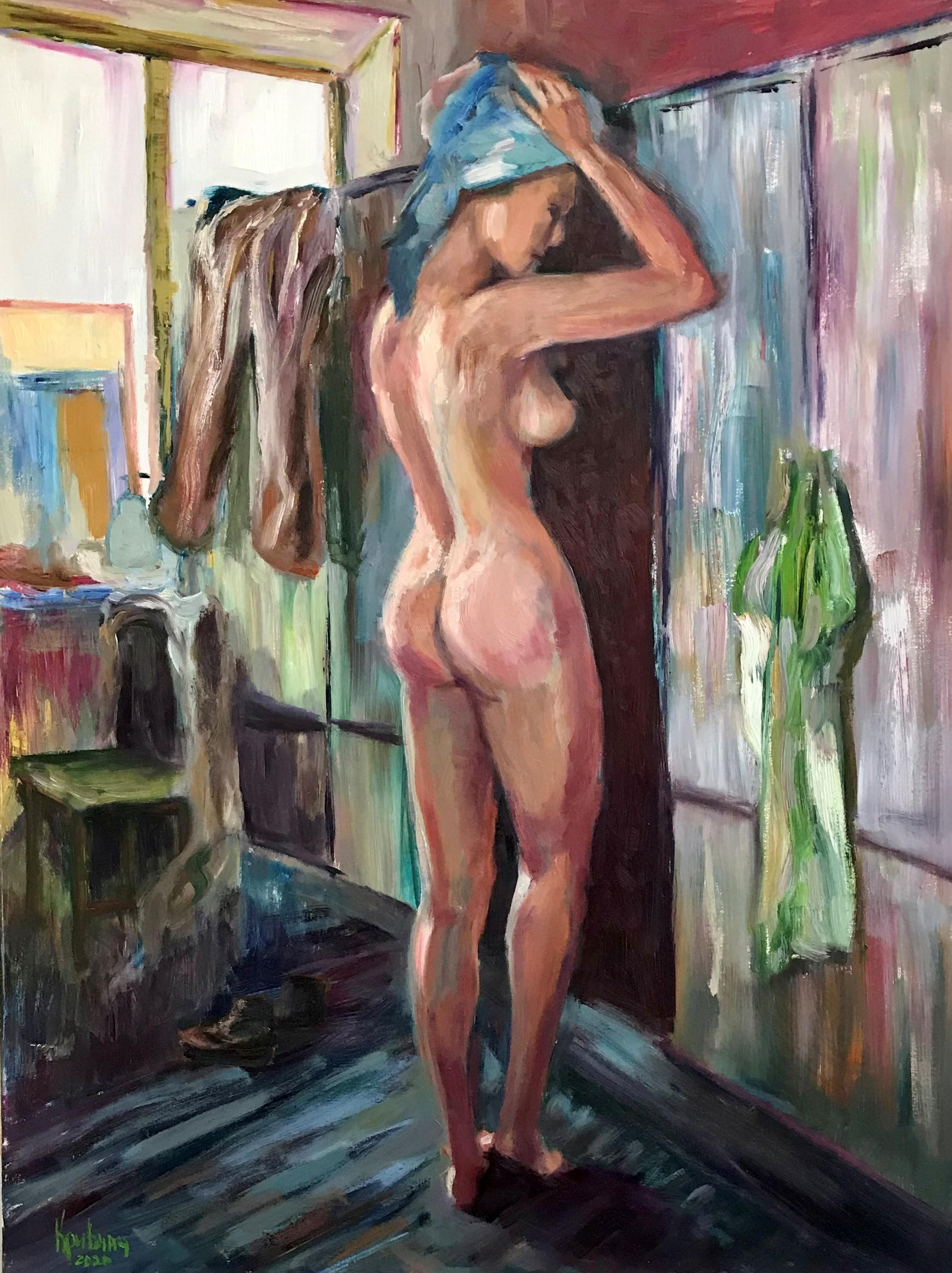  Kateryna Krivchach Nude Painting - After the change