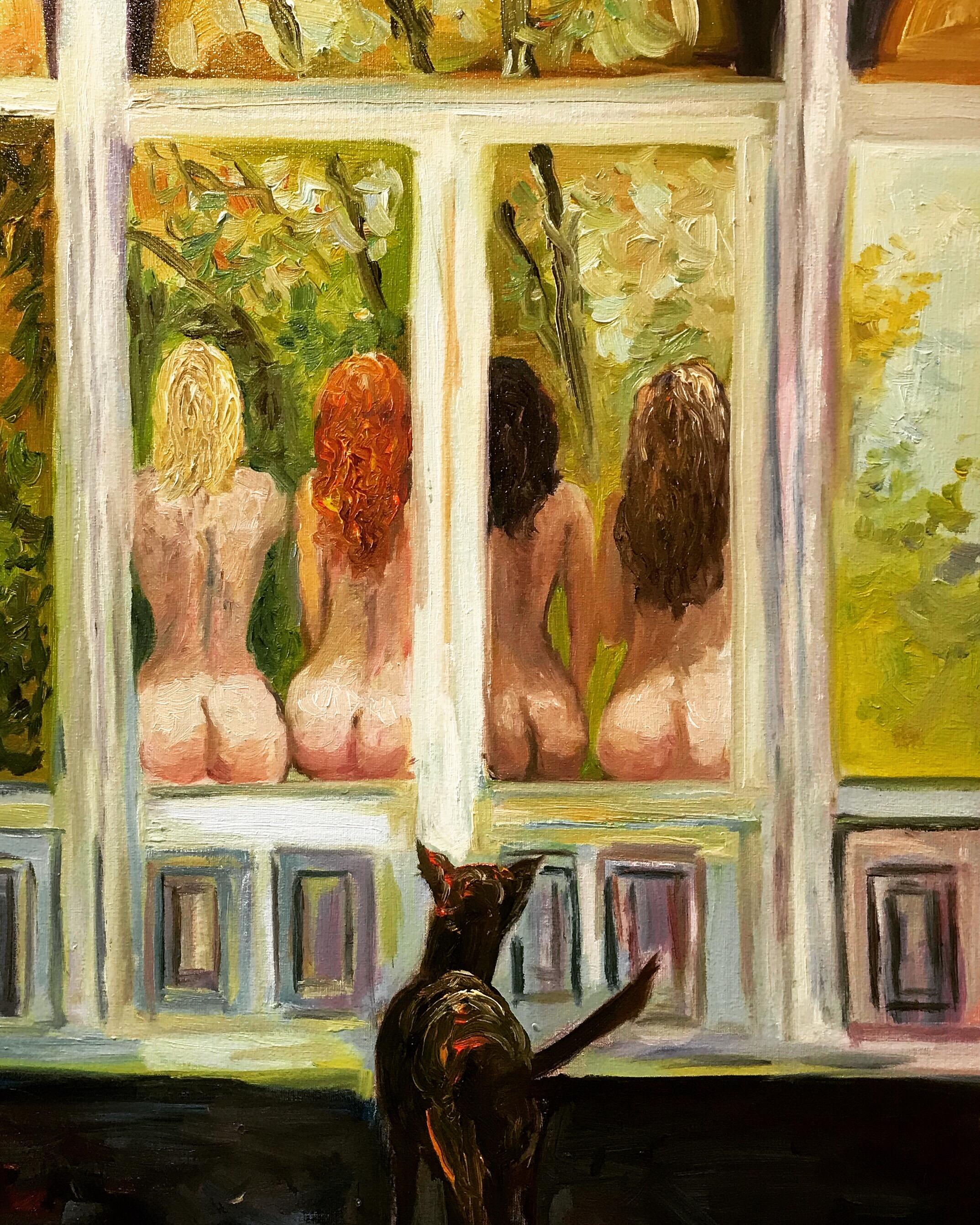  Kateryna Krivchach Nude Painting - Seasons