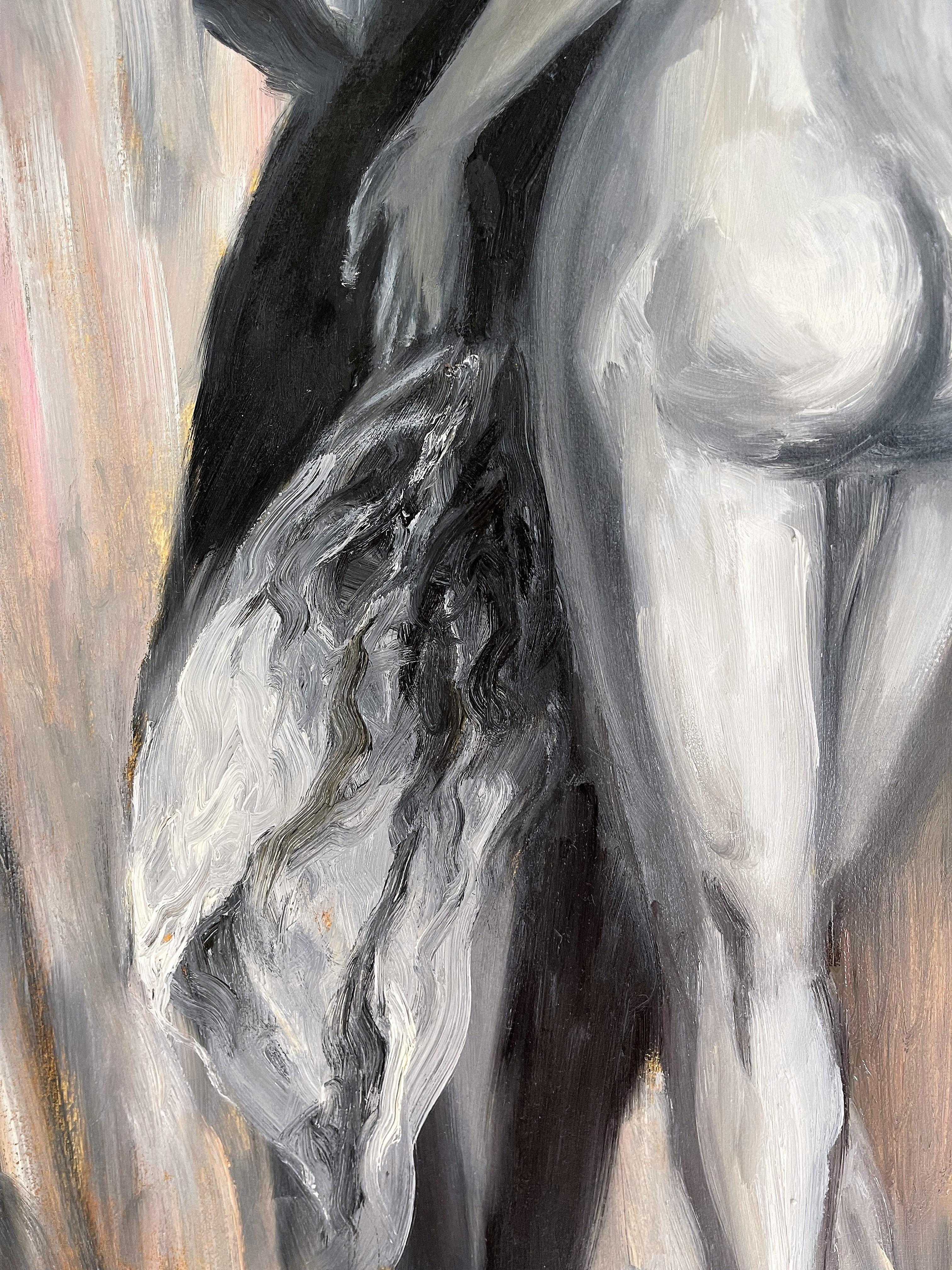 L'enroulement du changement - Impressionnisme Painting par  Kateryna Krivchach