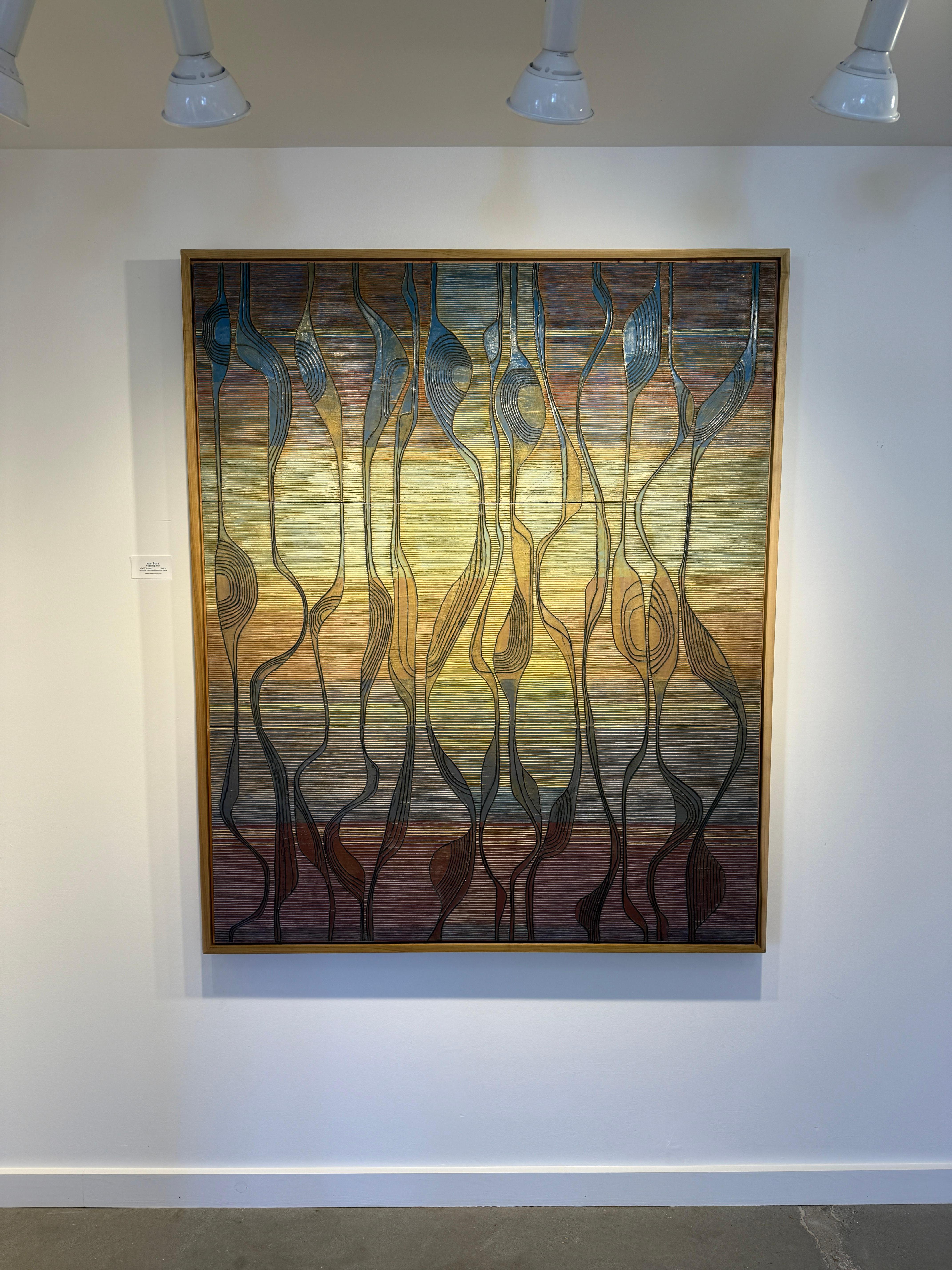 Tempo di mappatura - Painting di Katey Berry