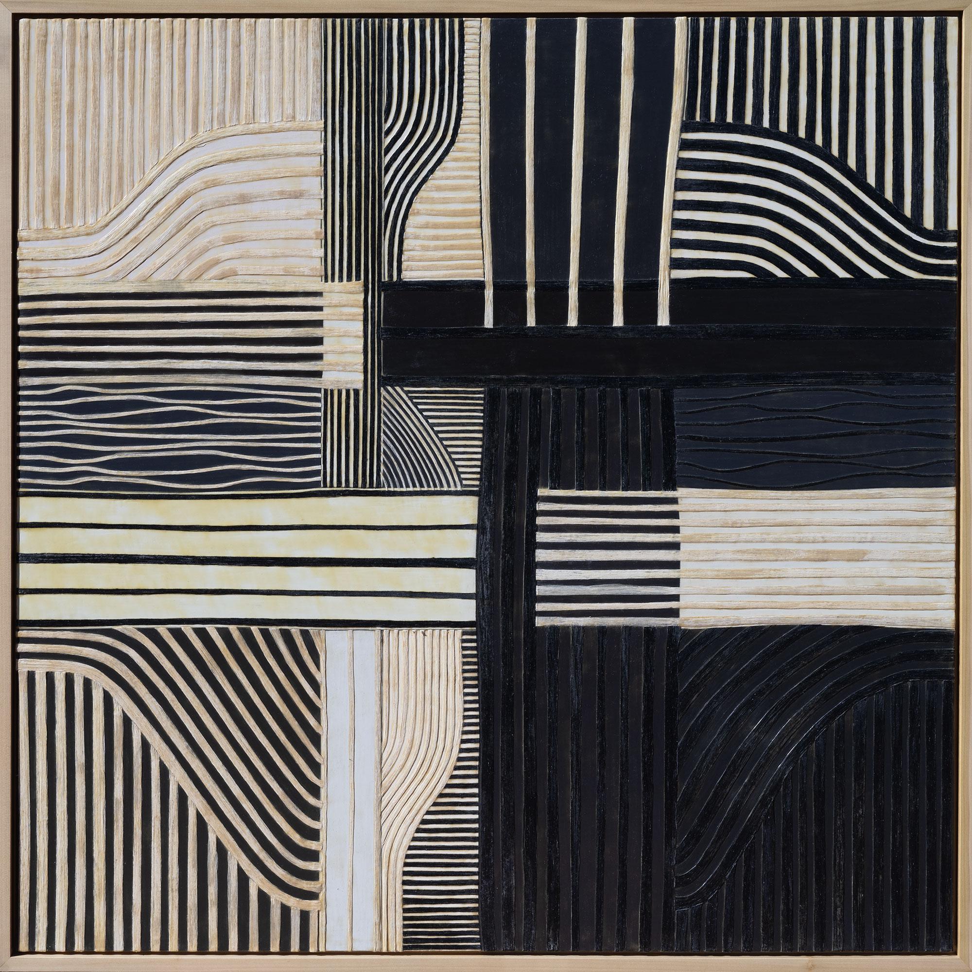 Katey Berry Landscape Painting – Mountain River Wandteppich