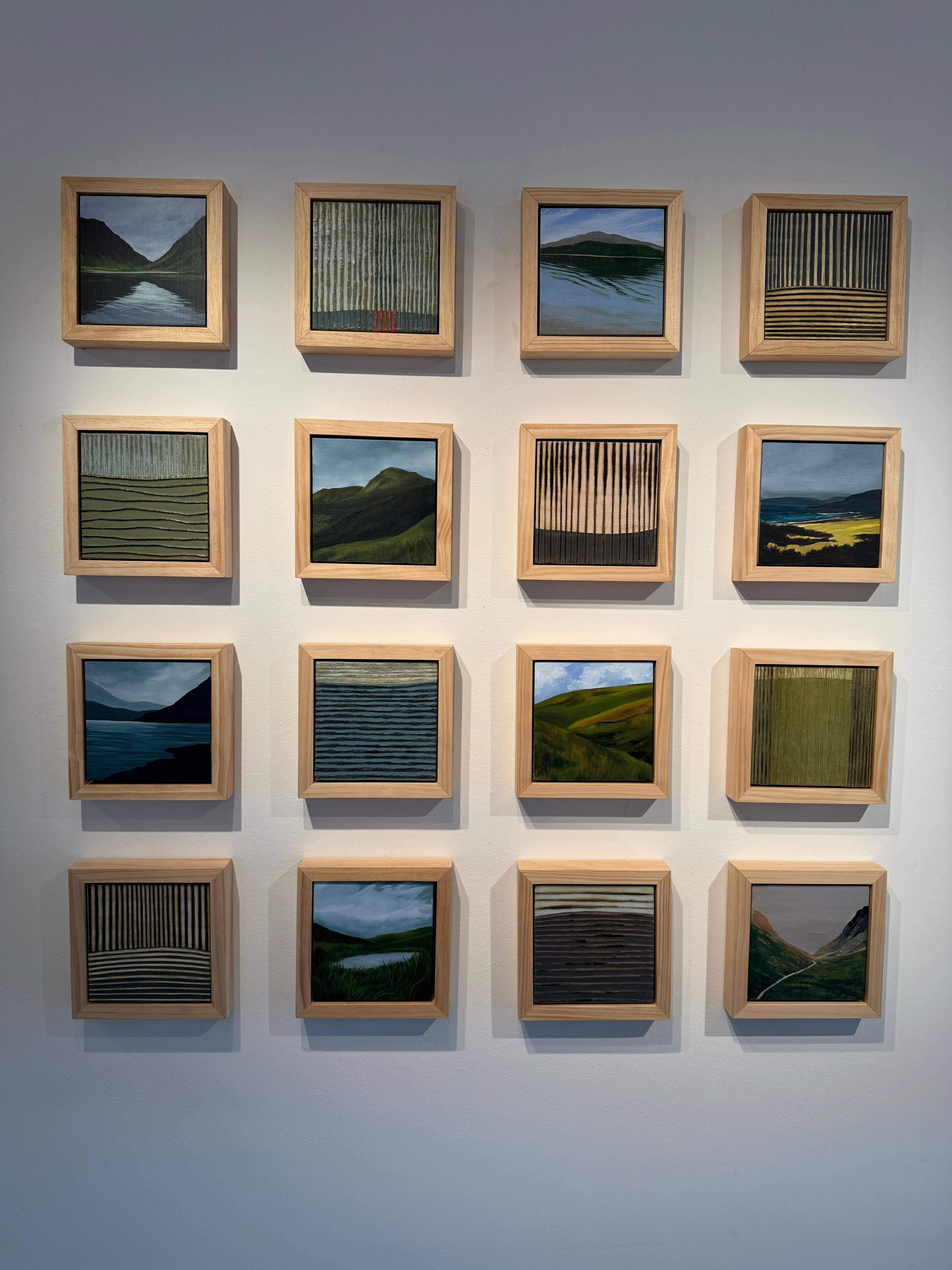 Threading Horizons 14 - Painting by Katey Berry