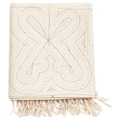 Katha Throw All Over Minimally Hand Embroidered By Indigenous Artisans