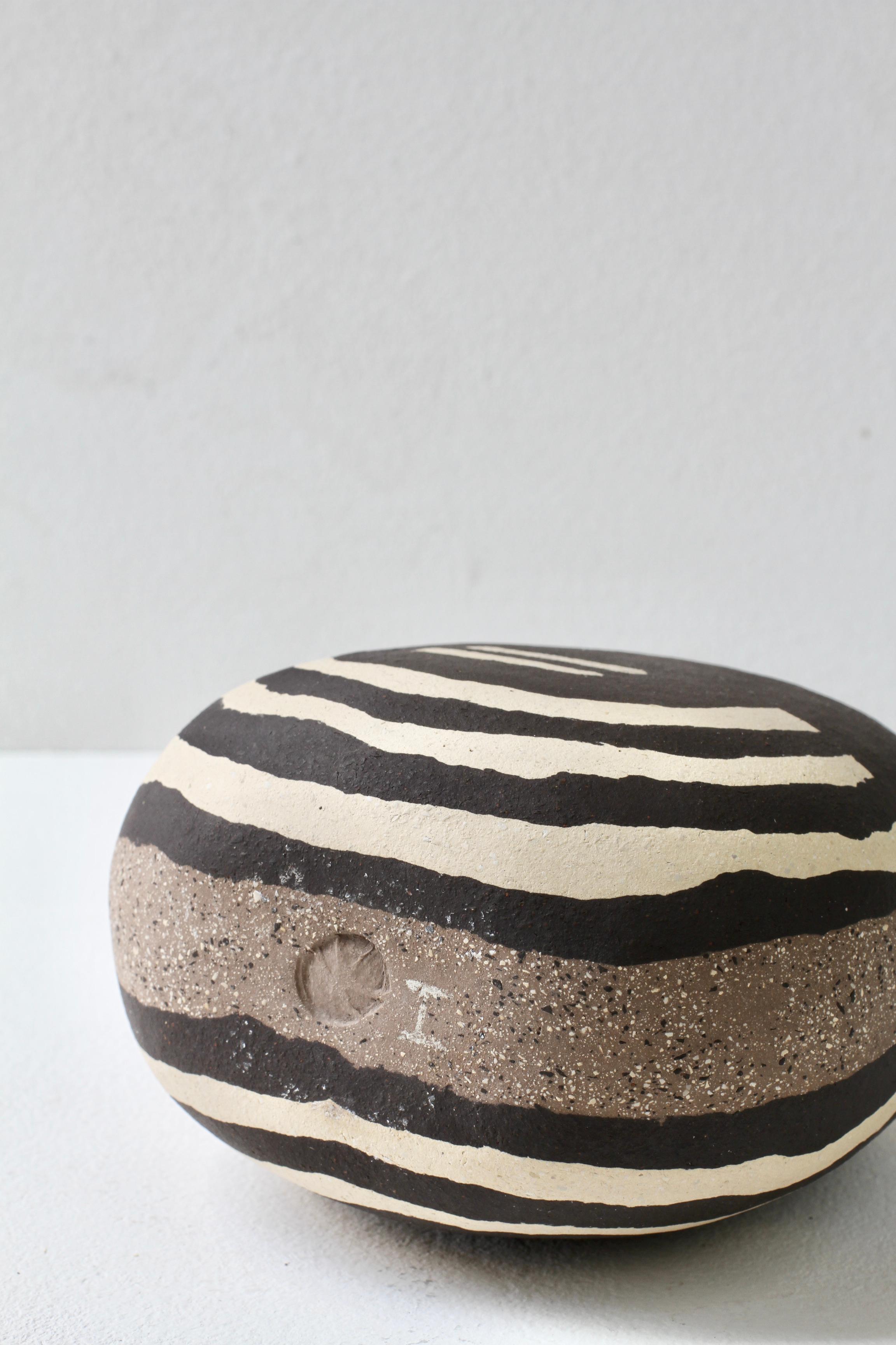 Katharina Eichler, signierte Nerikomi-Keramikvase #3, German Art Studio, Steingut, Nerikomi im Angebot 10