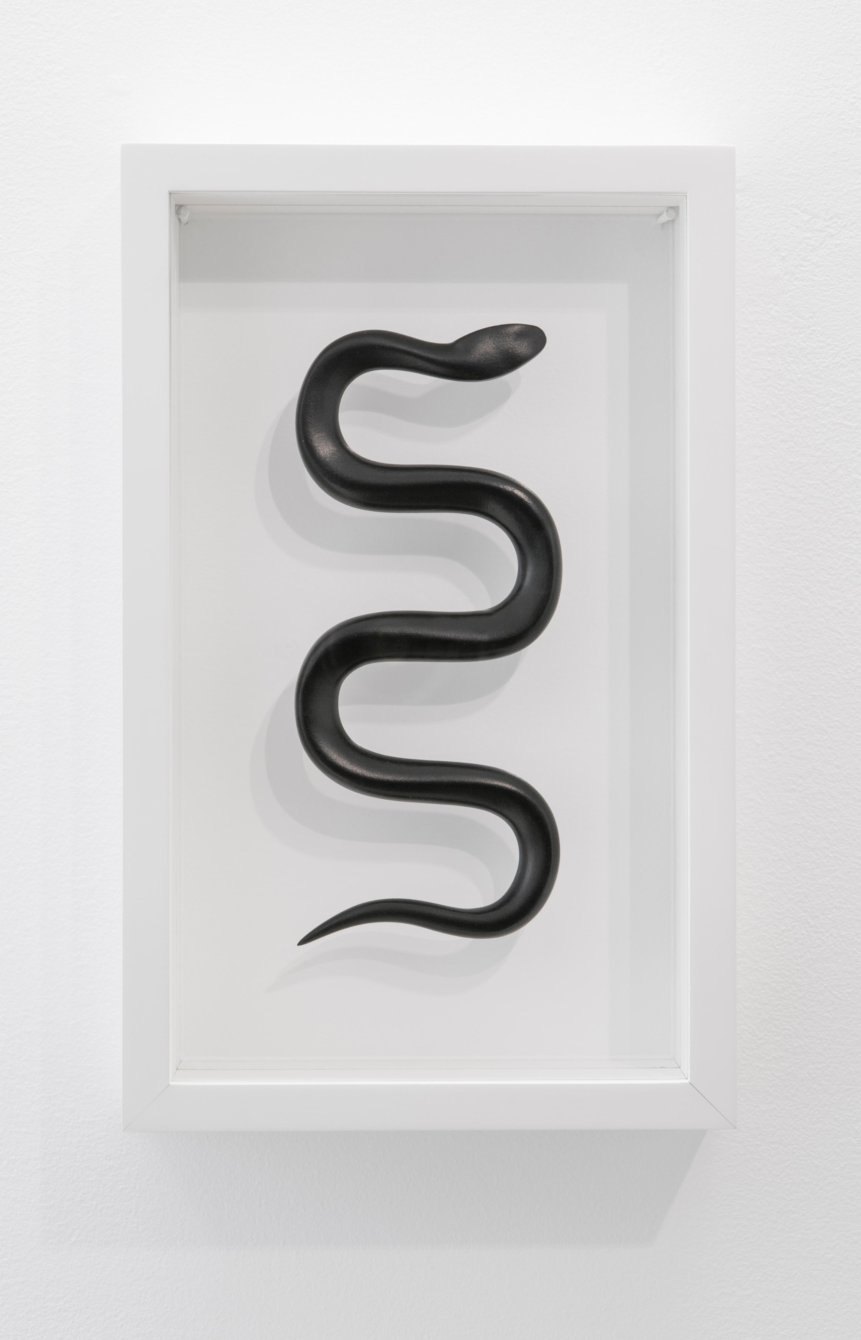Schlange / Schlangenhaut (Zeitgenössisch), Sculpture, von Katharina Fritsch