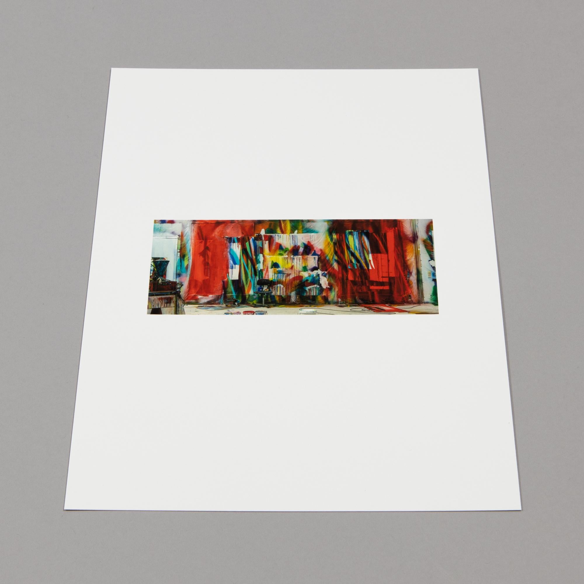 Katharina Grosse, Der Stuhl - Arte contemporáneo, Arte abstracto, Impresión firmada en venta 2