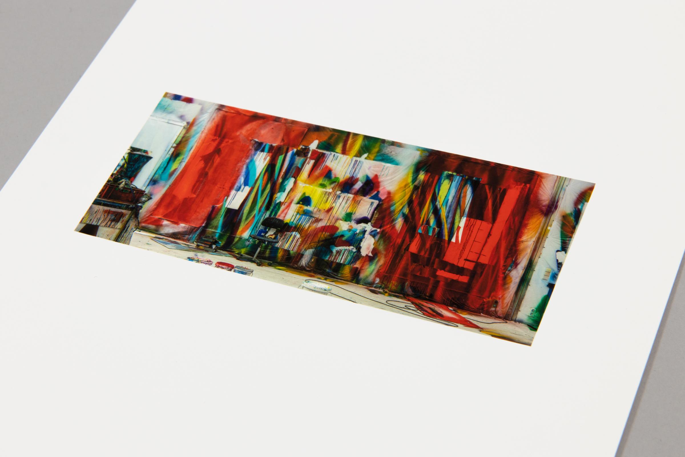 Katharina Grosse, Der Stuhl - Arte contemporáneo, Arte abstracto, Impresión firmada en venta 3