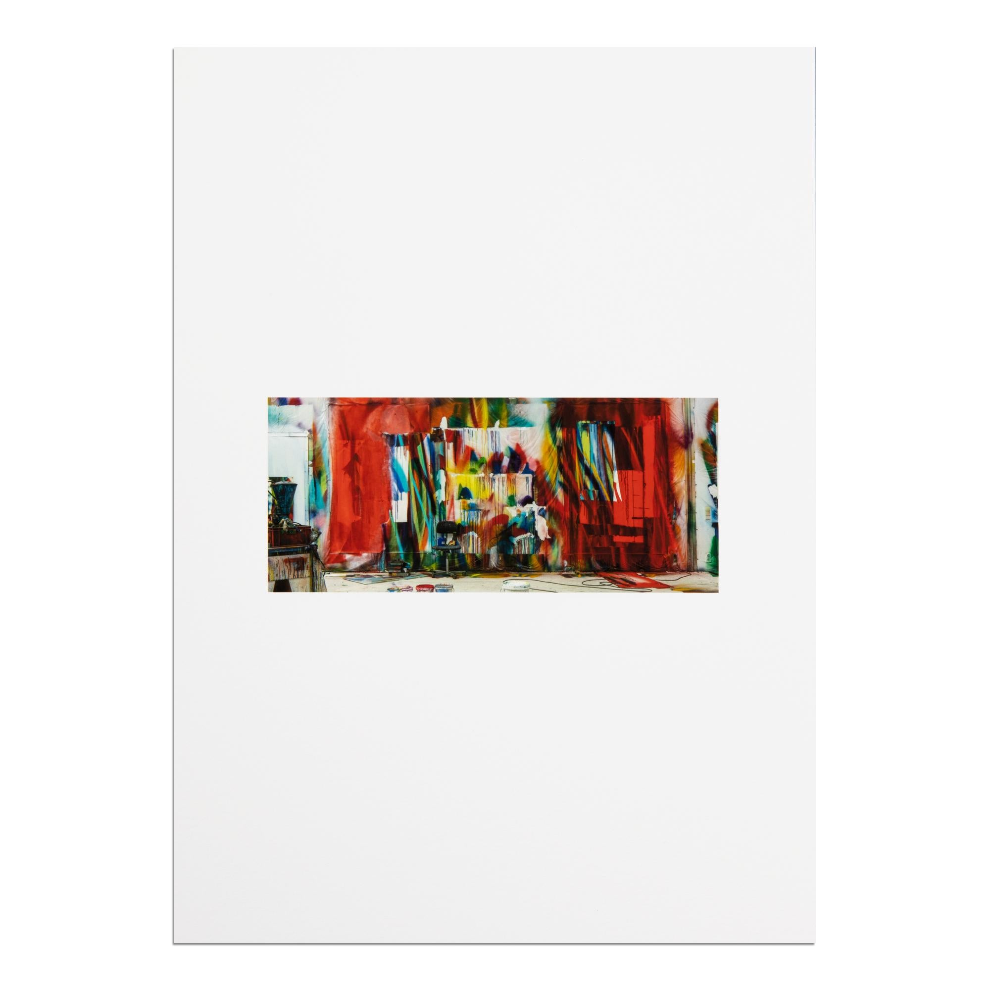 Katharina Grosse, Der Stuhl - Arte contemporáneo, Arte abstracto, Impresión firmada